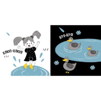 Моя контрастна книжка: "Прогулянка" Ранок 1703002 від народження