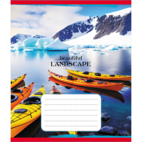 Зошит учнівський "Байдарки" 018-540017L-1 в лінію, 18 аркушів