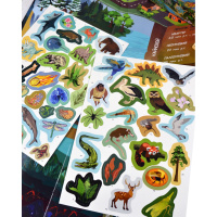 Гра з багаторазовими наклейками "Життя на землі" Умняшка KP-009