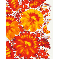 Картина за номерами "Петриківський мотив" 13168-AC 40х50 см                                                    