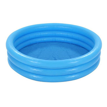 УЦІНКА!!! Басейн Круг 59416-UC 3 кільця, кришталевий, 114-25 см