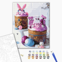 Картина за номерами "Великодні пасочки" BS51826, 40х50 см