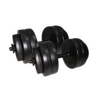 Гантелі складальні композитні в пластиковій оболонці Rock Pro 2 шт по 13 кг NE-PL-G-013-2