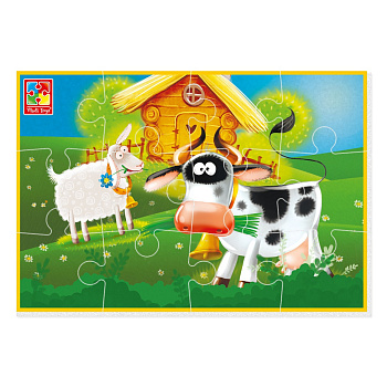 М'які пазли "Ферма" VT1103-97, 12 елементів