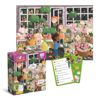 Дитячий пазл Шукай та знаходь "Квітуча весна" 300664, 80 елементів