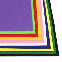 Фетрові листи для рукоділля HQK170-MIX 1,2 мм, A4