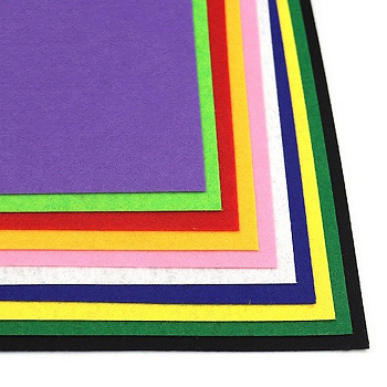 Фетрові листи для рукоділля HQK170-MIX 1,2 мм, A4