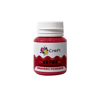 Акрилова фарба глянцева "Вишнево-рожевий" 20 мл AG-7506 Art Craft