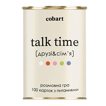 Карткова гра Talk time "Друзі та сім'я" СS-CG-005, 100 карток