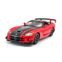 Автомодель - DODGE VIPER SRT10 ACR  (ассорті помаранч-чорн металік, червоно-чорн металік, 1:24)