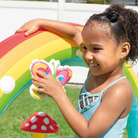 Дитячий надувний ігровий центр "Сад" 57154, 450л