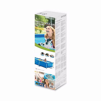 Басейн каркасний 28272 басейн, каркасний, прямокутний, 300-200-75 см