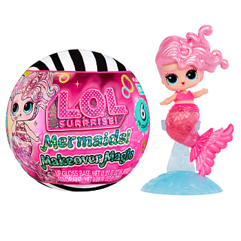 Ігровий набір з лялькою "Милі русалоньки" L.O.L. Surprise! 596301 серії "Mermaids! Makeover Magic"