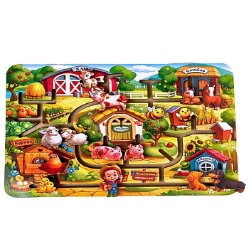 Розвиваюча гра Лабіринт "Ферма"  (ПСД213) PSD213