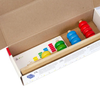 Дитяча розвиваюча гра "Пірамідка-лічалочка" Igroteco 900439