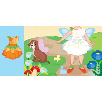 Дитяча книжка з наклейками Одягни ляльку "Модниця Аліса на карнавалі" 615010