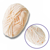 Пряжа фасована петляста NB108, 80% бавовни, 20% молочна клітковина, колір шкіри