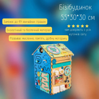 Розвиваюча іграшка Бізікуб Temple Group "Будиночок" TG200038 55х30х30см