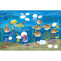 Розвиваючий зошит "Блакитна книга про море" 15210 з наліпками