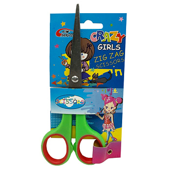 Дитячі ножиці канцелярські "№6 Scissors C" 50434(Green)