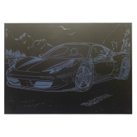 Гравюра А4 "Спорткар-1" ГрА4-8с економ варіант в пакеті 29,7х21 см