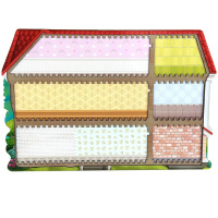 Дерев'яний пазл-вкладиш "Котячий літній будинок" (ПСД272) PSD272