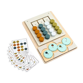 Дитяча розвиваюча іграшка-головоломка MD 0836-3 дерево, 26х18 см