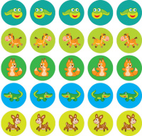 Дитяча розвиваюча книга Мама і малюки "Ведмежата" 402863 з наклейками