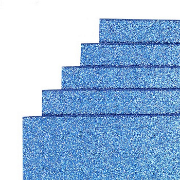 Фоаміран для творчості А4 17GLA4-024 синій 1,7х0,1 мм 