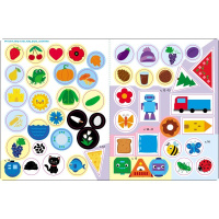 Розвиваючий зошит "Тепер я знаю Колір та форма" 15218 з наліпками