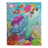 Набір для творчості Діамантова мозаїка "Симпатична черепашка" НТ-26-12