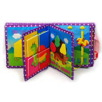 Розвиваюча книжка-шаруділка "Цуценя" 823413 з липучками