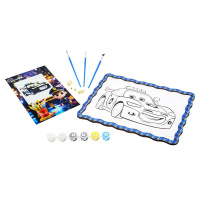 Дитячий набір для розпису по дереву "Поліцейська машинка" Puz-22952 формат А4