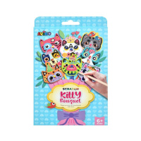 Дитячий набір для творчості "Скретч-арт букет" A1102-3(Blue)