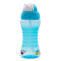 Поїльник для подорожей з трубочкою 5005_блакитний 300 мл