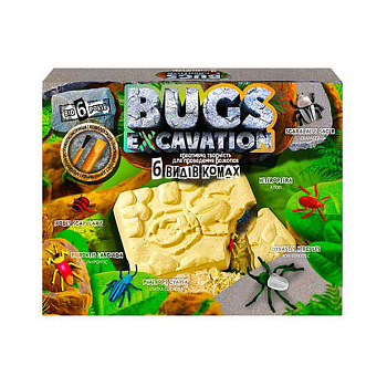 Дитячий набір для проведення розкопок "Bugs Excavation" Жуки Danko Toys BEX-01U