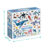 Дитячий пазл Монтессорі "Океанічні тварини" 300630, 200 елементів