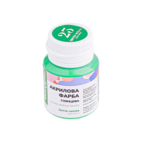 Акрилова фарба глянцева Світло-зелена Brushme ACPT23 20 мл