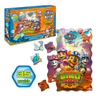 Дитячі магнітні пазли "Щенячий патруль Динопригода" ML4034-35, 35 магнітних елементів