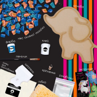 Дитячий набір для творчості кришталева мозаїка "Слоник" МА7000