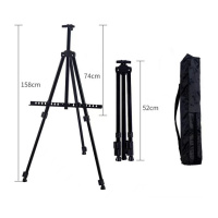 Регульований портативний мольберт M01 максимальна висота 158 см