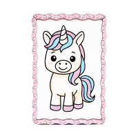 Дитячий набір для розпису по дереву "Єдиноріг" Puz-22981 формат А5