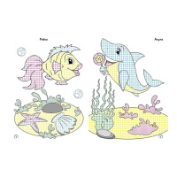 Веселі кольори. Мешканці моря Ранок 1554005 малюй водою