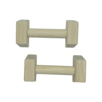 Паралетси, упори для віджимання дерев'яні Wood Gym Push Up NE-WD-20 з бука 20 см 2 шт