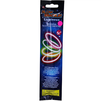 Неоновий браслет 3 в 1 PR908(Pink) 6 годин світла  