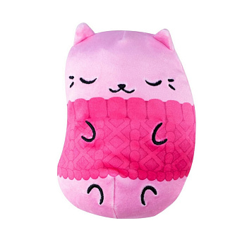 Дитячий м'який антистрес "Котики та огірки" V1094-18-17, 15 см