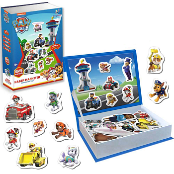 УЦІНКА! Набір магнітів. Магнітна історія Щенячий патруль. Велика пригода" ML4034-15-UC
