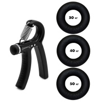 Набір кистьових еспандерів кільце+еспандер ножиці Power Grip Set1 NE-1587-60