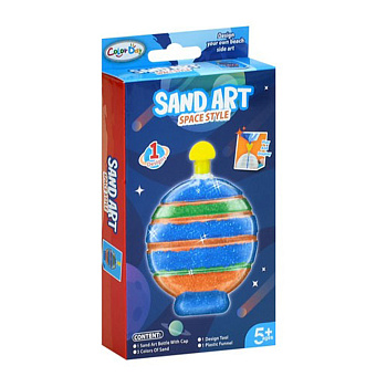 Набір для малювання піском "Місяць" 8938-9-3 колба, 3 кольори