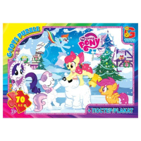Дитячий пазл "My little Pony" MLP034 постер, 70 елементів